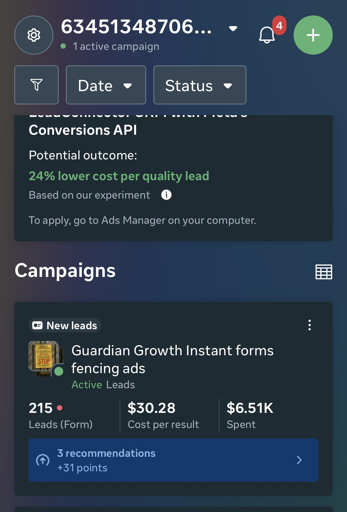 Patriot Fence Ohio campaign result 1
