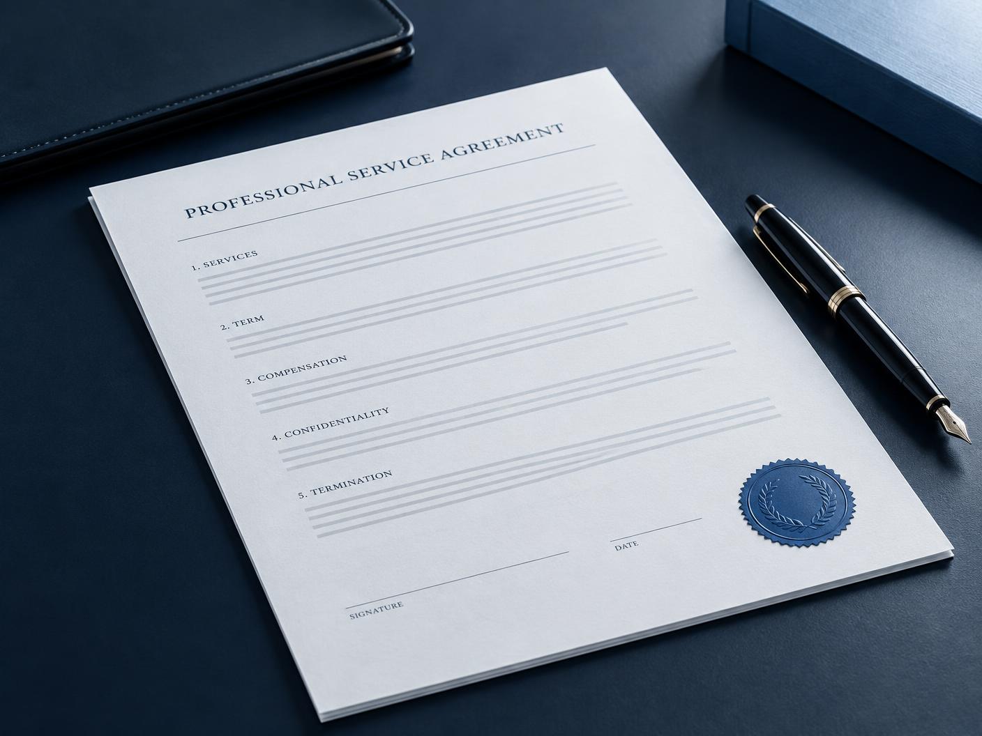 Professional service agreement representing the Guardian Growth written guarantee